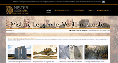 Desktop Screenshot of misteridellastoria.com